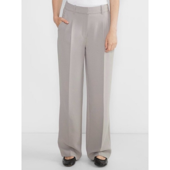 Aritzia Wilfred The Effortless Pant Lo Rise Crepette lavender grey - Picture 8 of 10